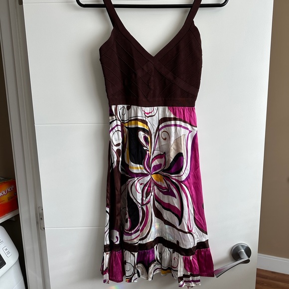 ⭐️3/$20 Bebe silk sundress - Picture 1 of 4